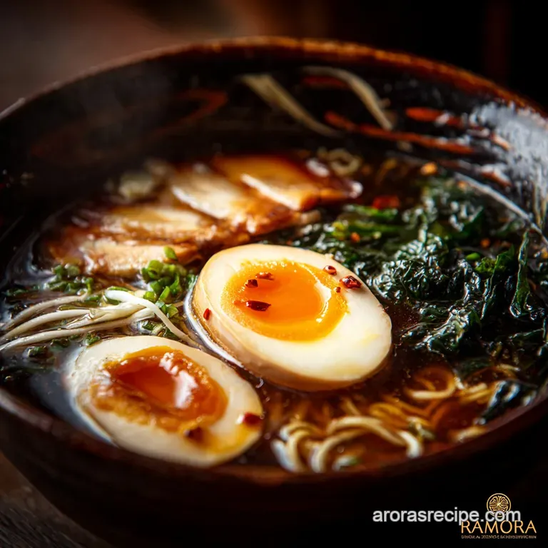 Ramen with Egg Ultimate Shoyu Broth Chefs Jammy Ajitama Recipe