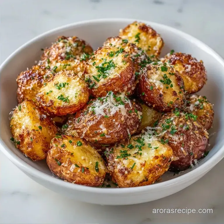 Roasted Garlic Parmesan Potatoes: Crispy and Savory