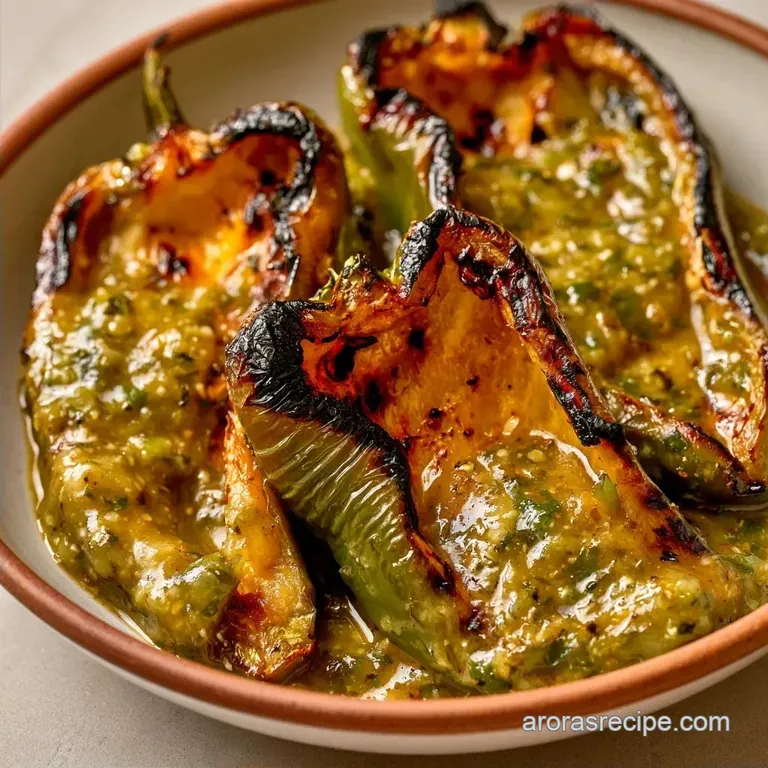Smoky Roasted Poblano Green Chili