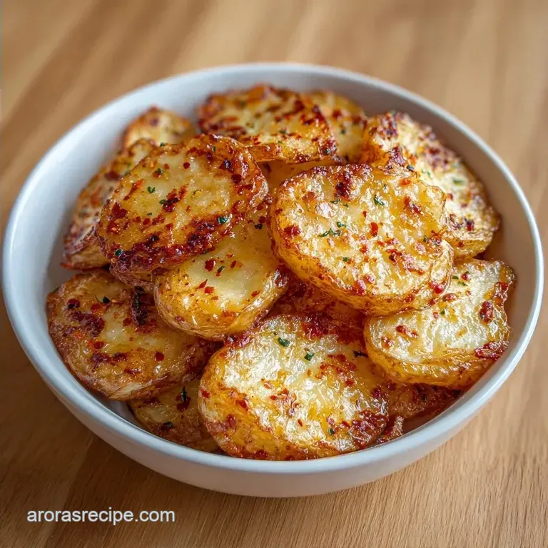 Roasted Russet Potato Slices: Golden and Crispy