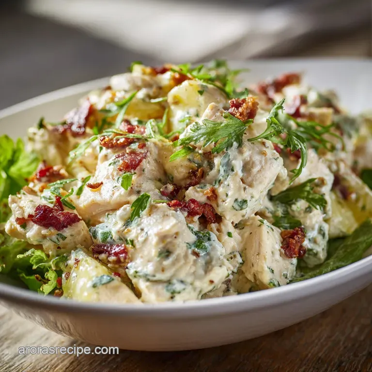 Round Swamp Farm Chicken Salad: the Easy Creamy Copycat Recipe presentation