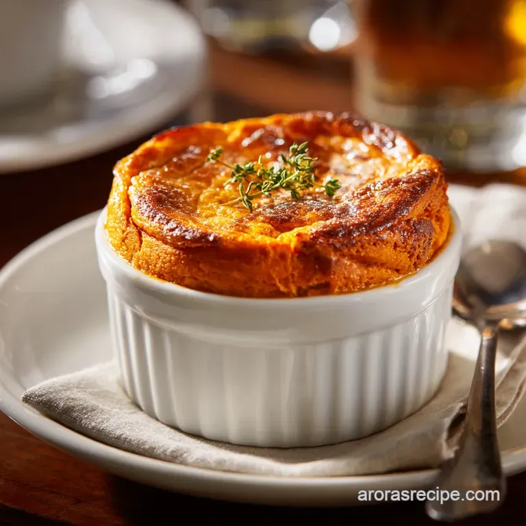 Ruth Chris Sweet Potato Souffl&eacute;: the Signature Praline Pecan Casserole presentation