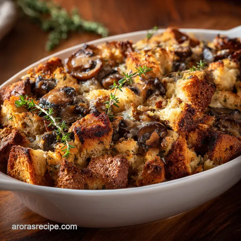 Thanksgiving Stuffing: the Ultimate Sage and Wild Mushroom Centrepiece presentation