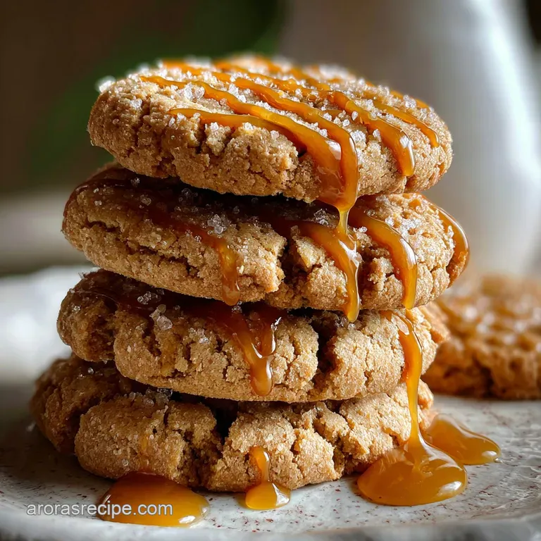 Salted Caramel Cookies: Velvety Molten Centers