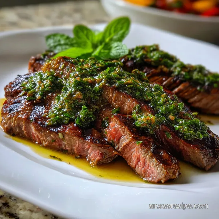 Chimichurri Steak: Argentinian Gold Flank