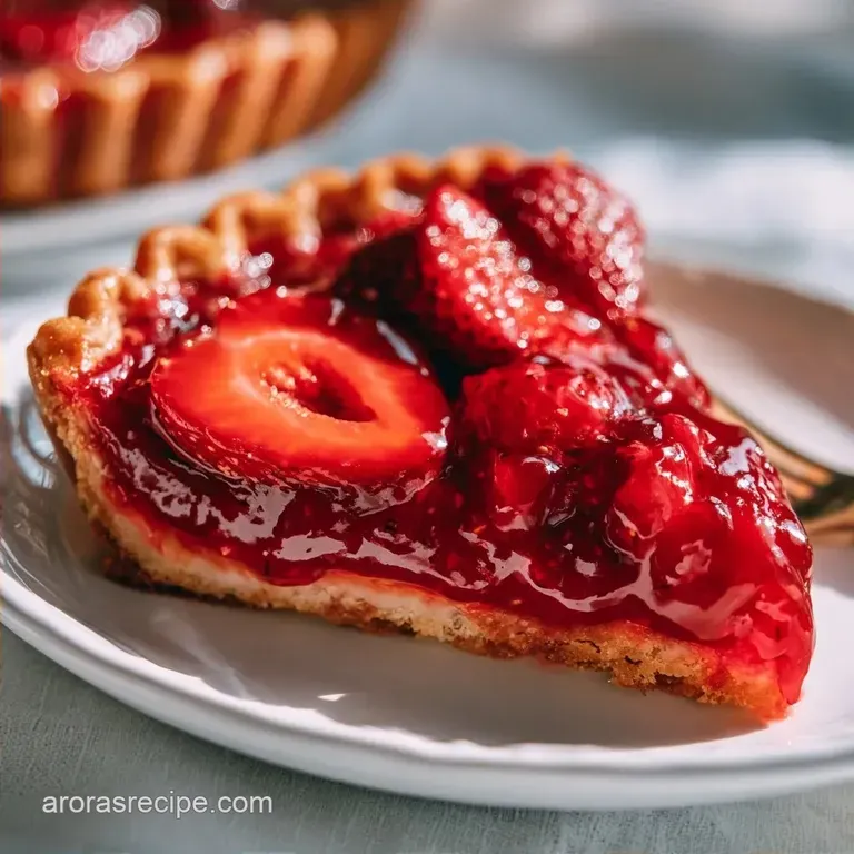 Shoneys Strawberry Pie Copycat Recipe: Glossy and Fresh