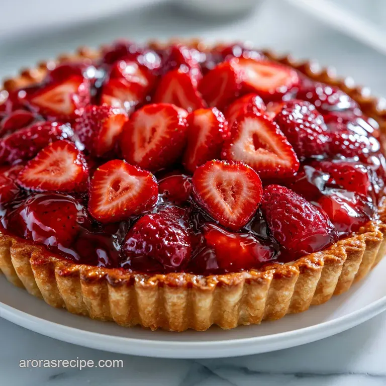 Shoneys Fresh Strawberry Pie Copycat: Glossy and Fresh