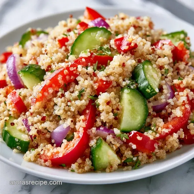 Simple Lemon Quinoa Salad: Fresh and Fluffy