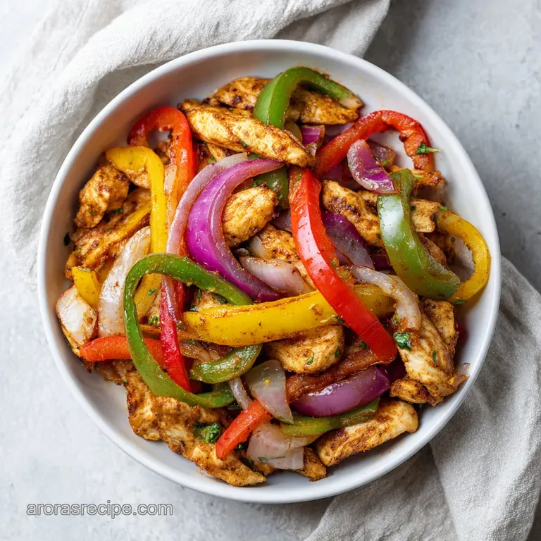 Sizzling Restaurant-Style Chicken Fajitas