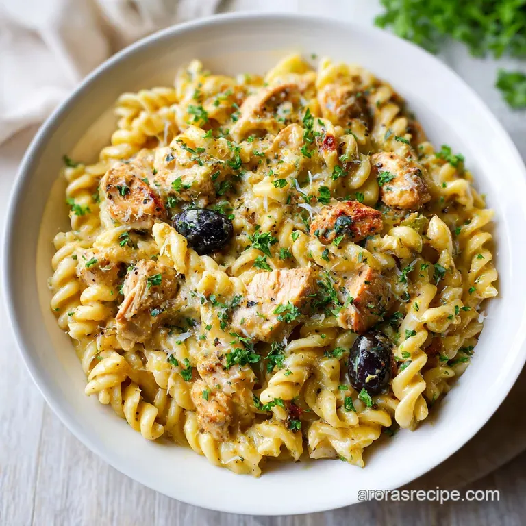 Slow Cooker Olive Garden Chicken Pasta