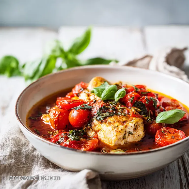 Slow Cooker Creamy Tomato Basil Chicken