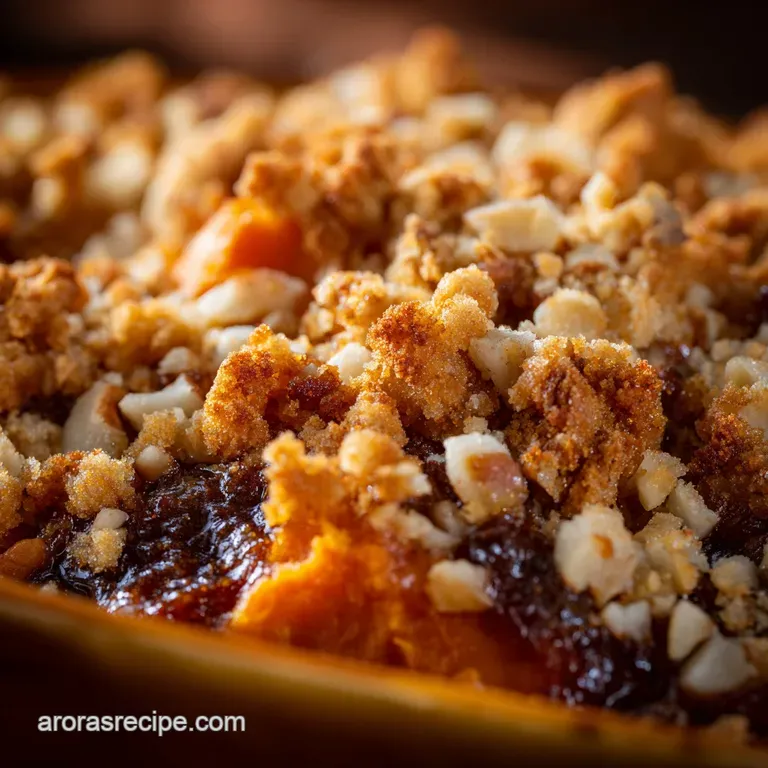 Slow Cooker Sweet Potato Casserole with Pecan Crumble (No Oven Needed!)