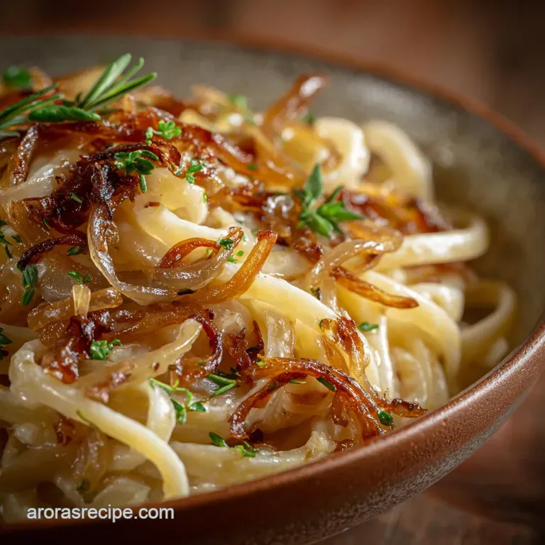Pasta with Caramelized Onion the Sunday Slowburn Rigatoni Recipe presentation
