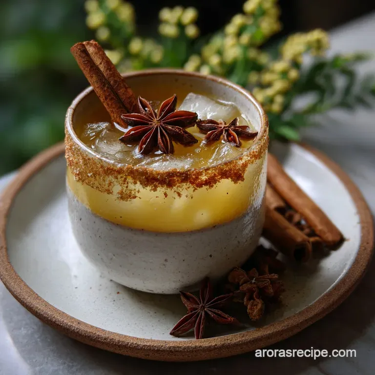 Elegant cocktail, a deep red liquid in a cut-glass tumbler, rimmed with coarse salt, beside festive star anise.