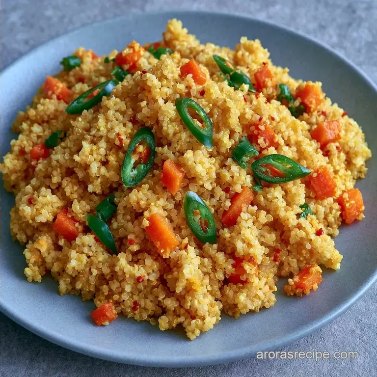 Indian Spiced Vegetable Quinoa with Cumin