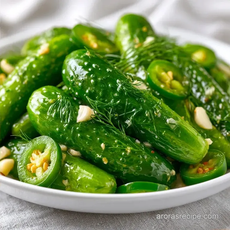Ultra Crunchy Spicy Garlic Dill Pickles