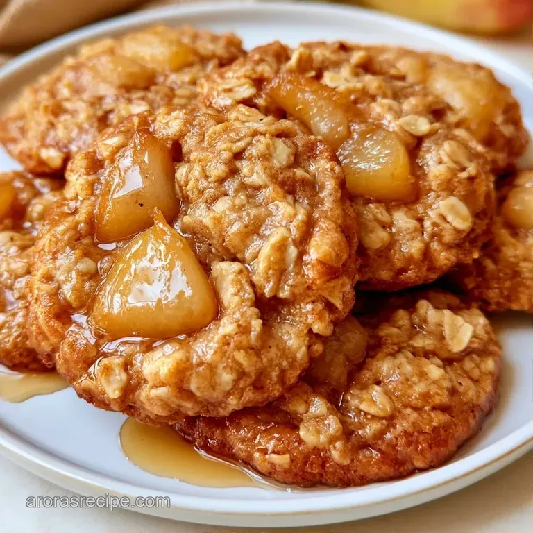 Three warm cookies stacked on a white ceramic plate with a linen napkin and a cinnamon stick resting beside them.