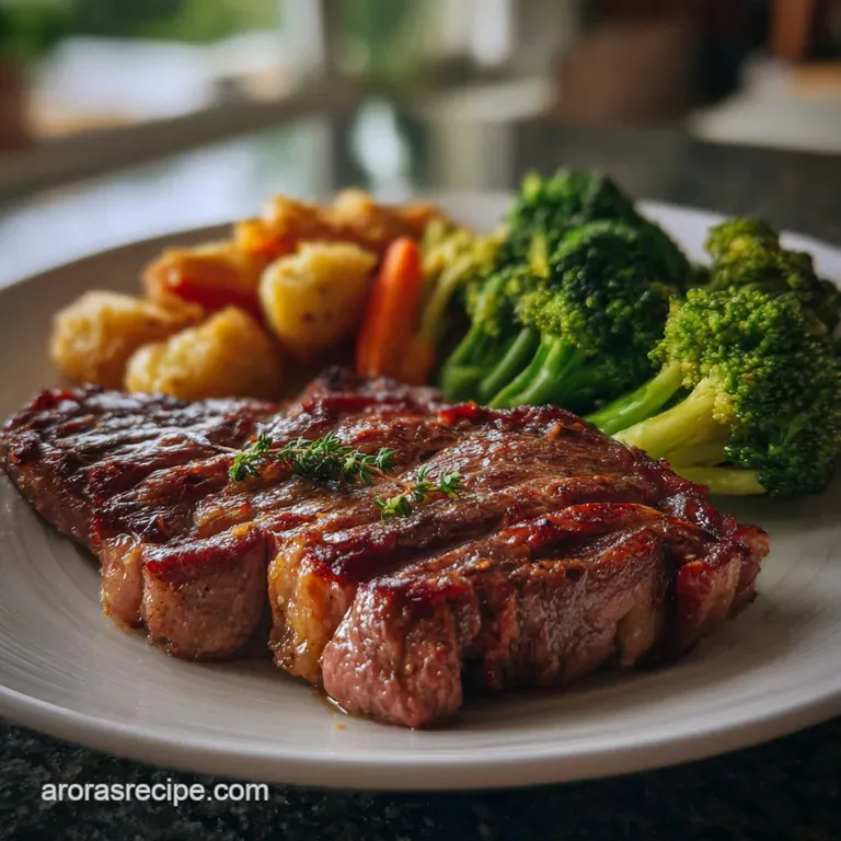 Best Steak and Side Dishes: Ribeye with Garlic Shrimp