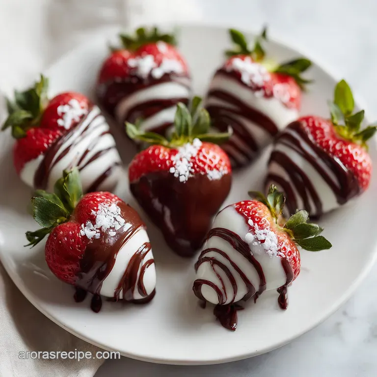 Chocolate Covered Strawberry Hearts Recipe