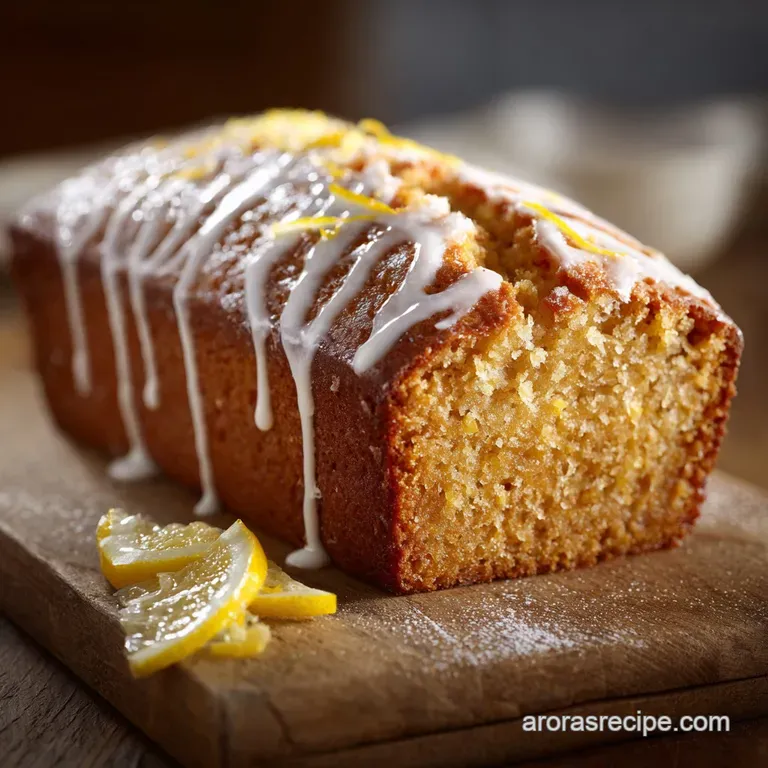 Sugar Free Lemon Cake The Zesty Zenith Drizzle Loaf for Diabetics