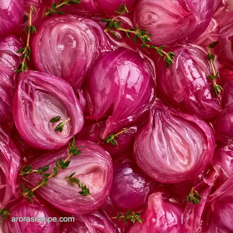 Vibrant Sugar Free Pickled Red Onions