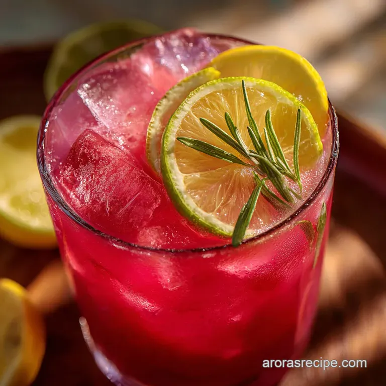 Sunset Serenity Prickly Pear Lemonade The Desert Jewel Refresher