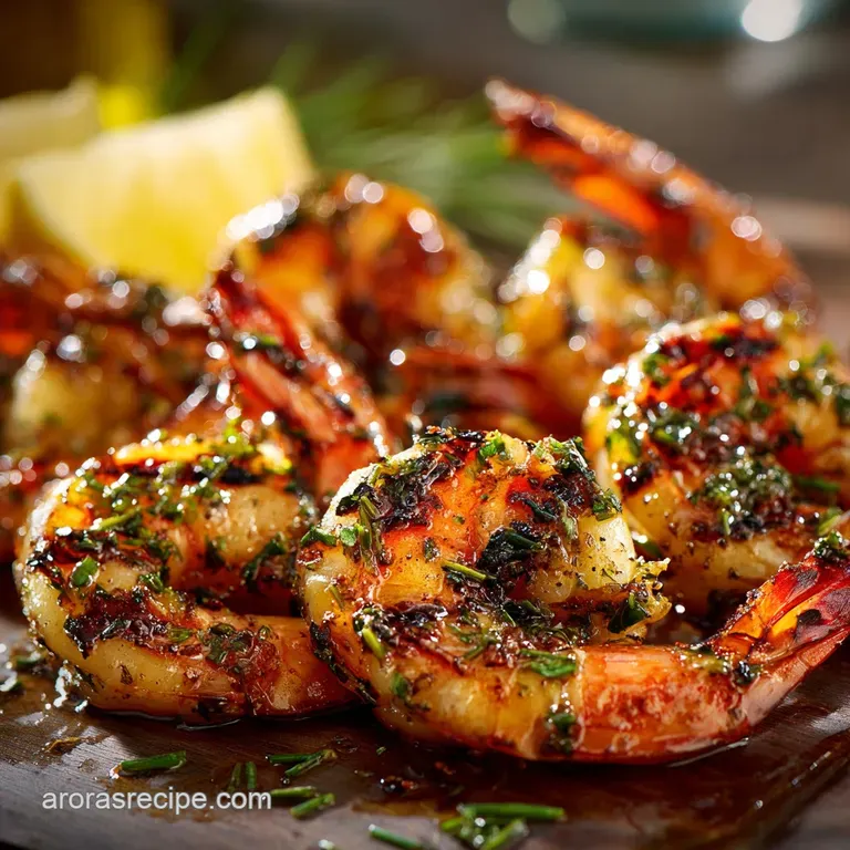 Grilled Shrimp Marinade: Sunshine Citrus Herb Recipe presentation