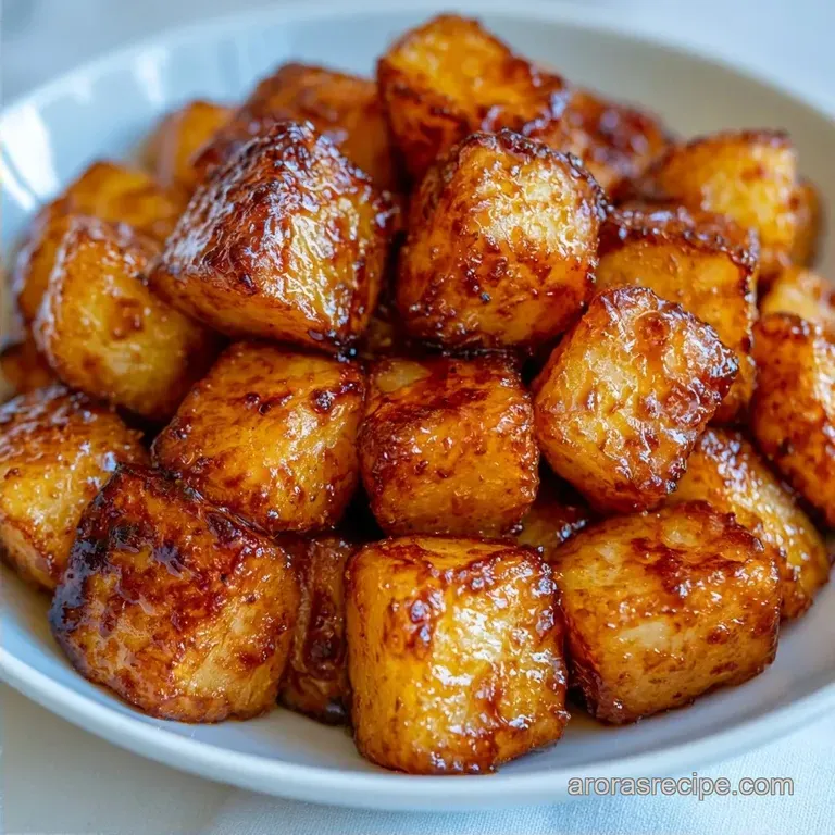 Pan-Seared Sweet Soy Glazed Potatoes