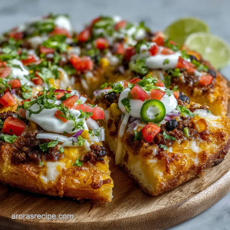 Quick and Delicious Taco Pizza Recipe
