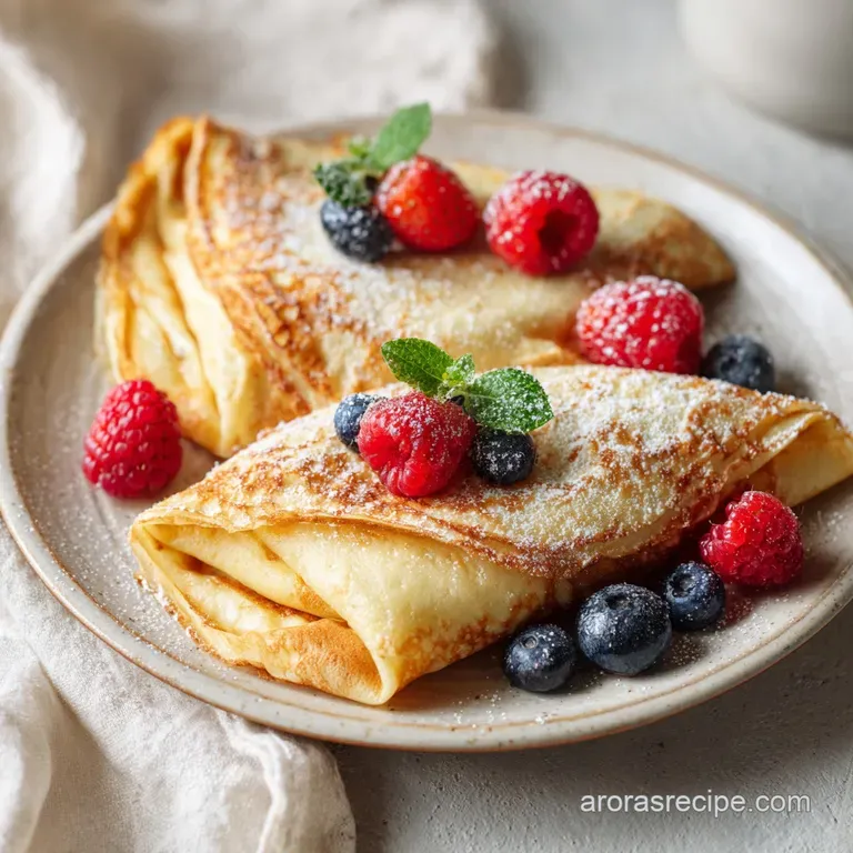 The Best Crepes Recipe: Silky and Golden