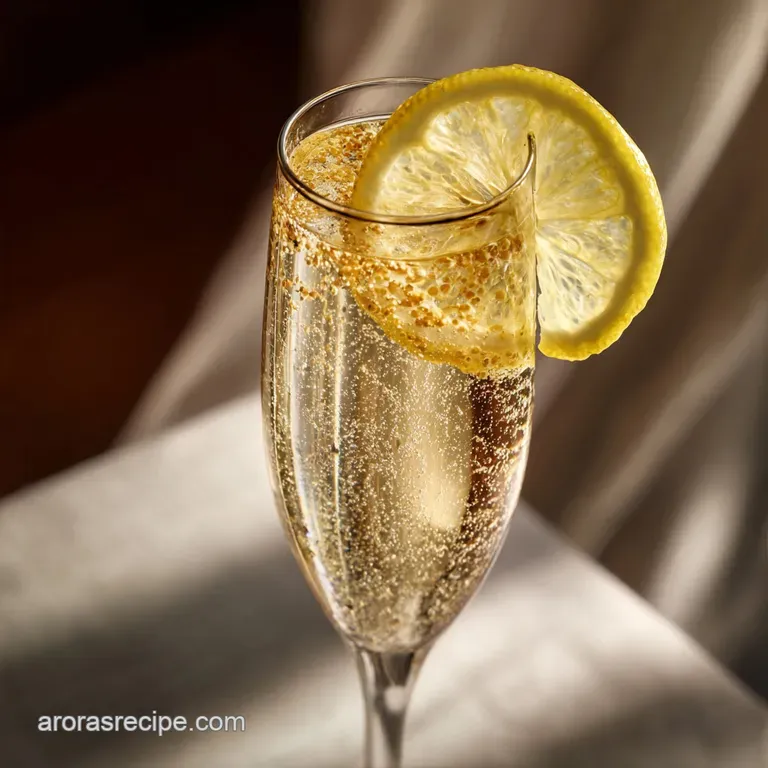 French 76 Cocktail: Crisp Vodka Champagne Recipe