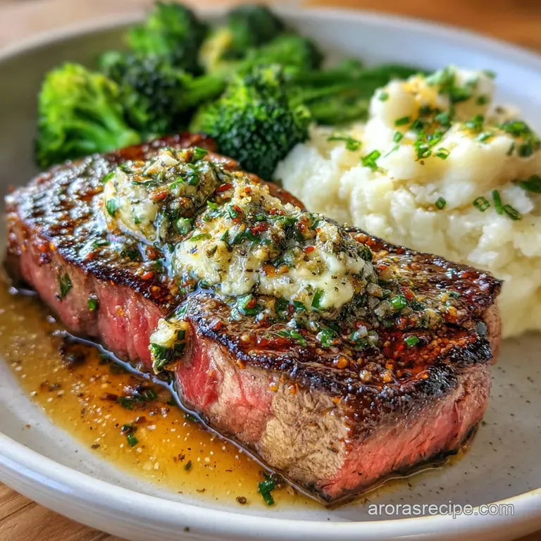 Top Sirloin Dish with Garlic Butter
