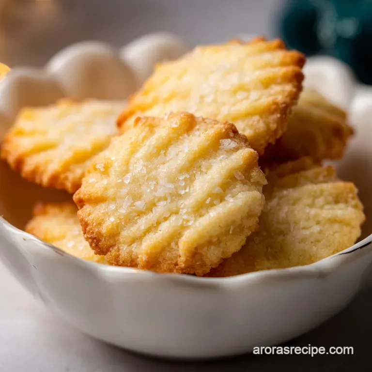Traditional Buttery Shortbread Cookies