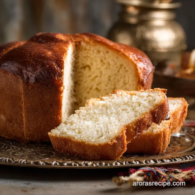 Vasilopita Bread Traditional Greek Sweet Loaf for the New Year