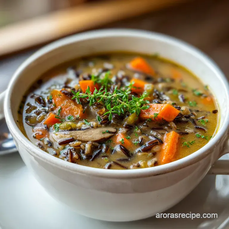 Turkey Wild Rice Soup: Earthy & Velvety