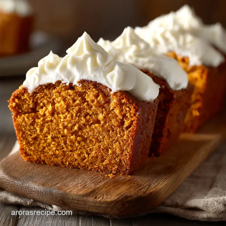 Moist Pumpkin Bread with Classic Cream Frosting: Ultimate Autumn Loaf