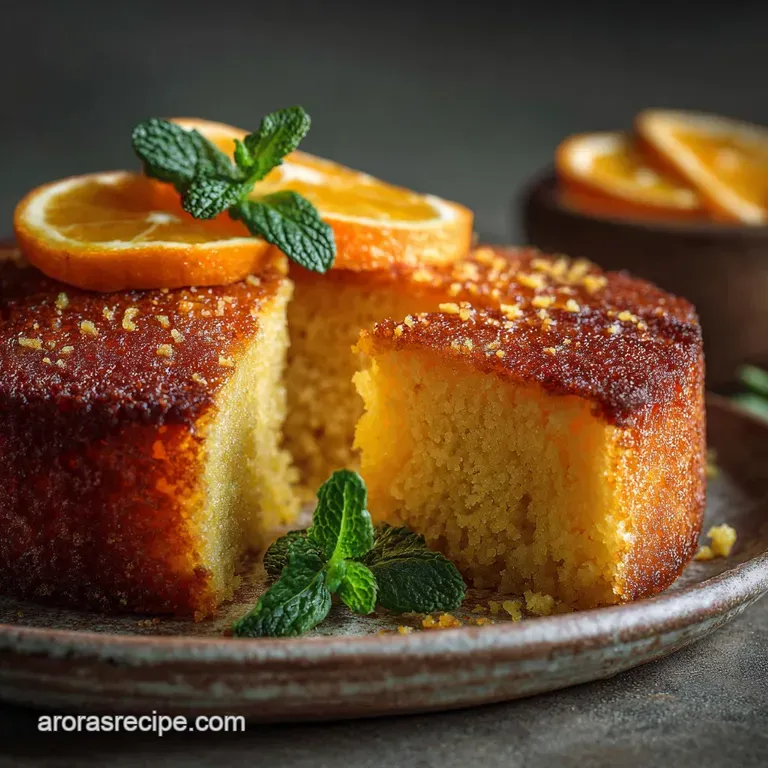 Orange Rafi Cake: The Sticky-Sweet Sultan of Citrus