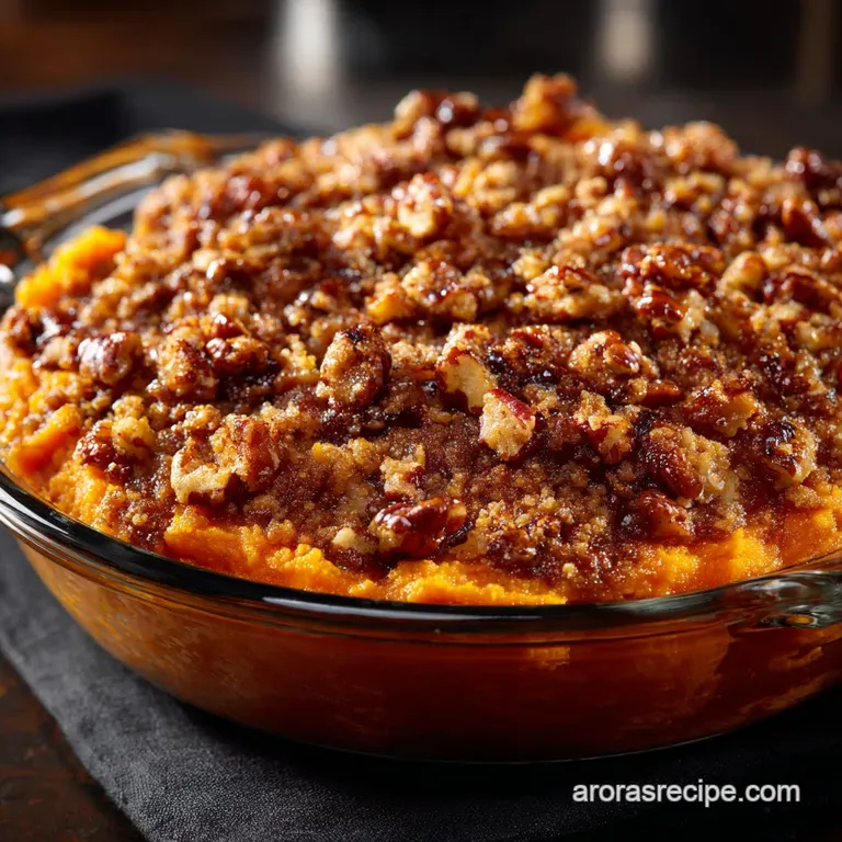 Sweet Potato Casserole with Crunchy Pecan Streusel: The Ultimate Recipe