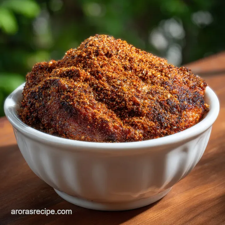 The Ultimate Sweet Smoky Chicken Rub Recipe presentation