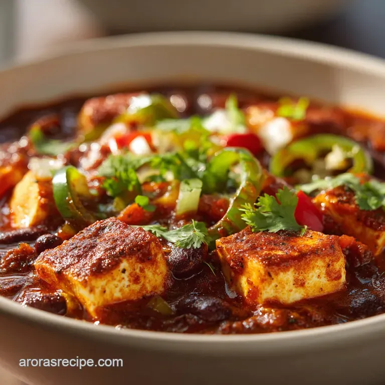 The Great Fusion Chili Hearty Vegetable Paneer Chili