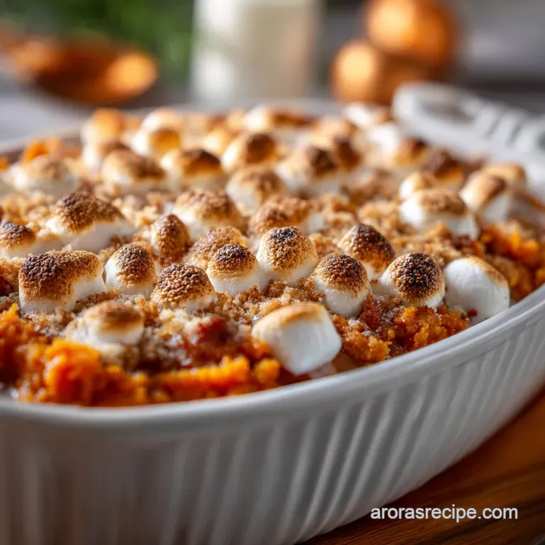 Vegan Sweet Potato Casserole with Marshmallows: The Ultimate Decadent Holiday Side