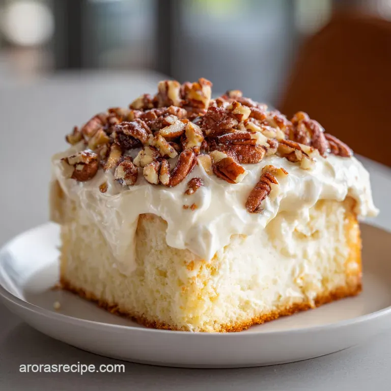 White Texas Sheet Cake: Velvety and Moist