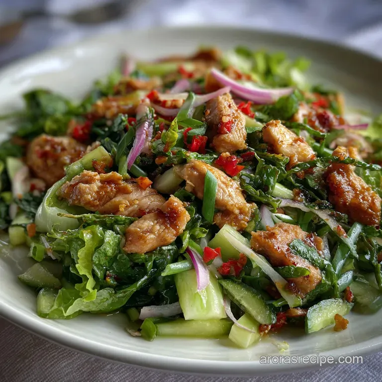 Thai Chicken Salad: Zesty Yum Gai Krob