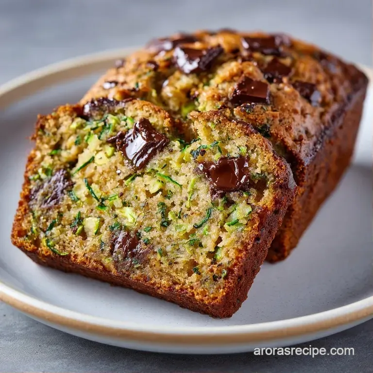 A thick slice of dark chocolate loaf on a white ceramic plate, topped with a dollop of cream and a mint leaf.