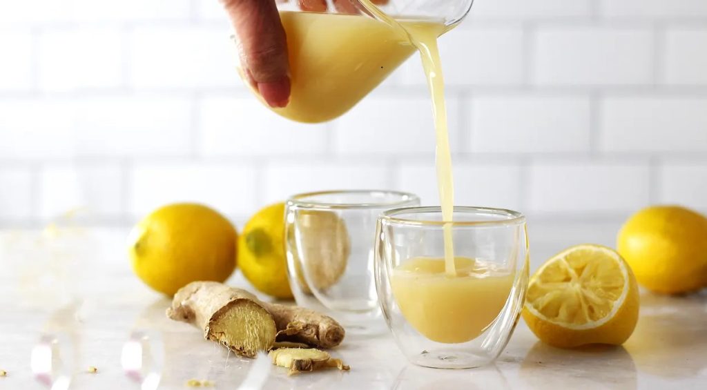 Lemon Ginger Juice Shot Recipe