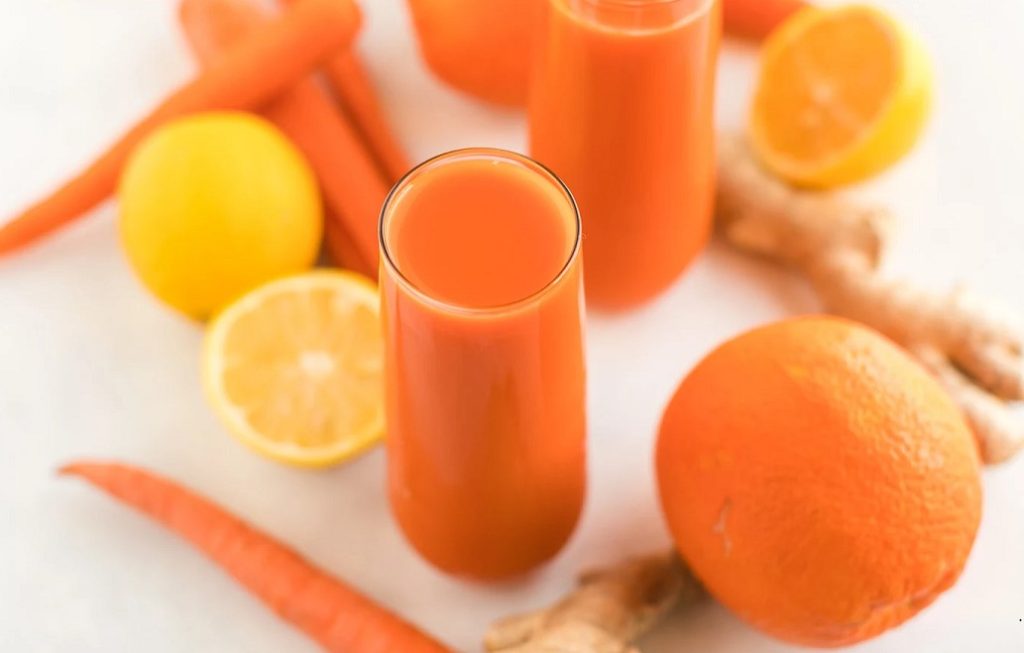 Carrot Orange Lemon And Ginger Juice Recipes
